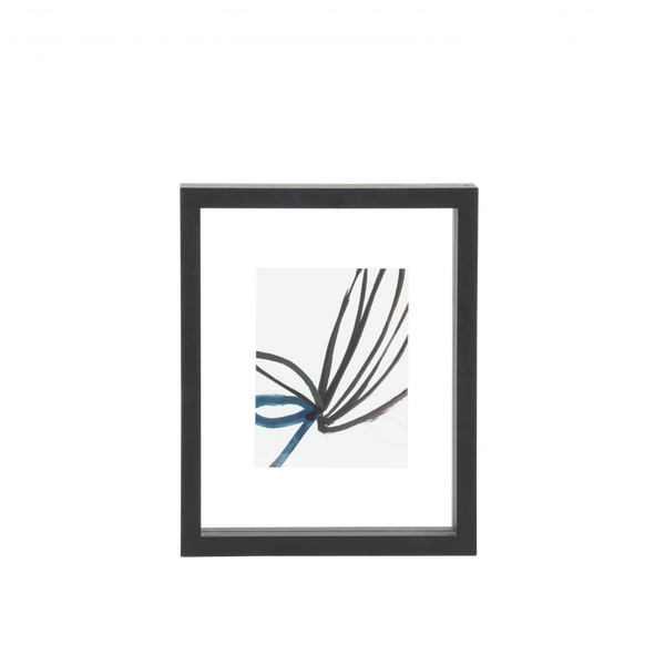 Glass ramme sort 15*20