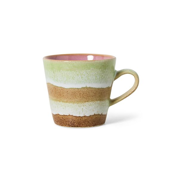 Kopp americano, 70s ceramics, umber