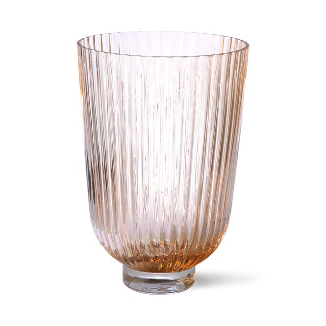 Hovedbilde Vase ribb fersken