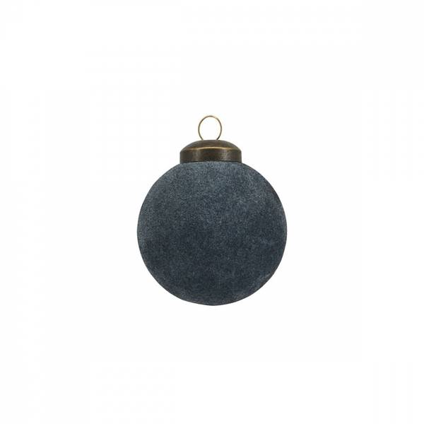 Julekule, Flock  blå fløyel