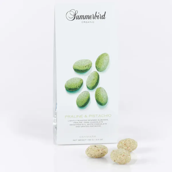 Summerbird, Praline & Pistachio V&aring;rmandler 100g