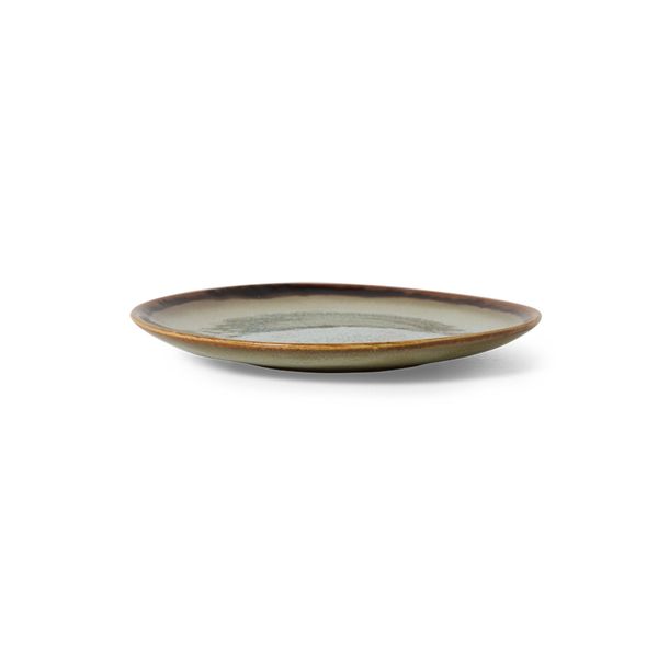 Desserttallerken 70s ceramics contrast (sett av 2)